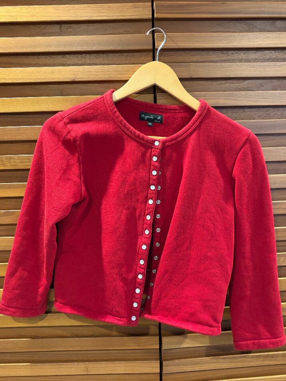 Agnes B. Snap Cardigan